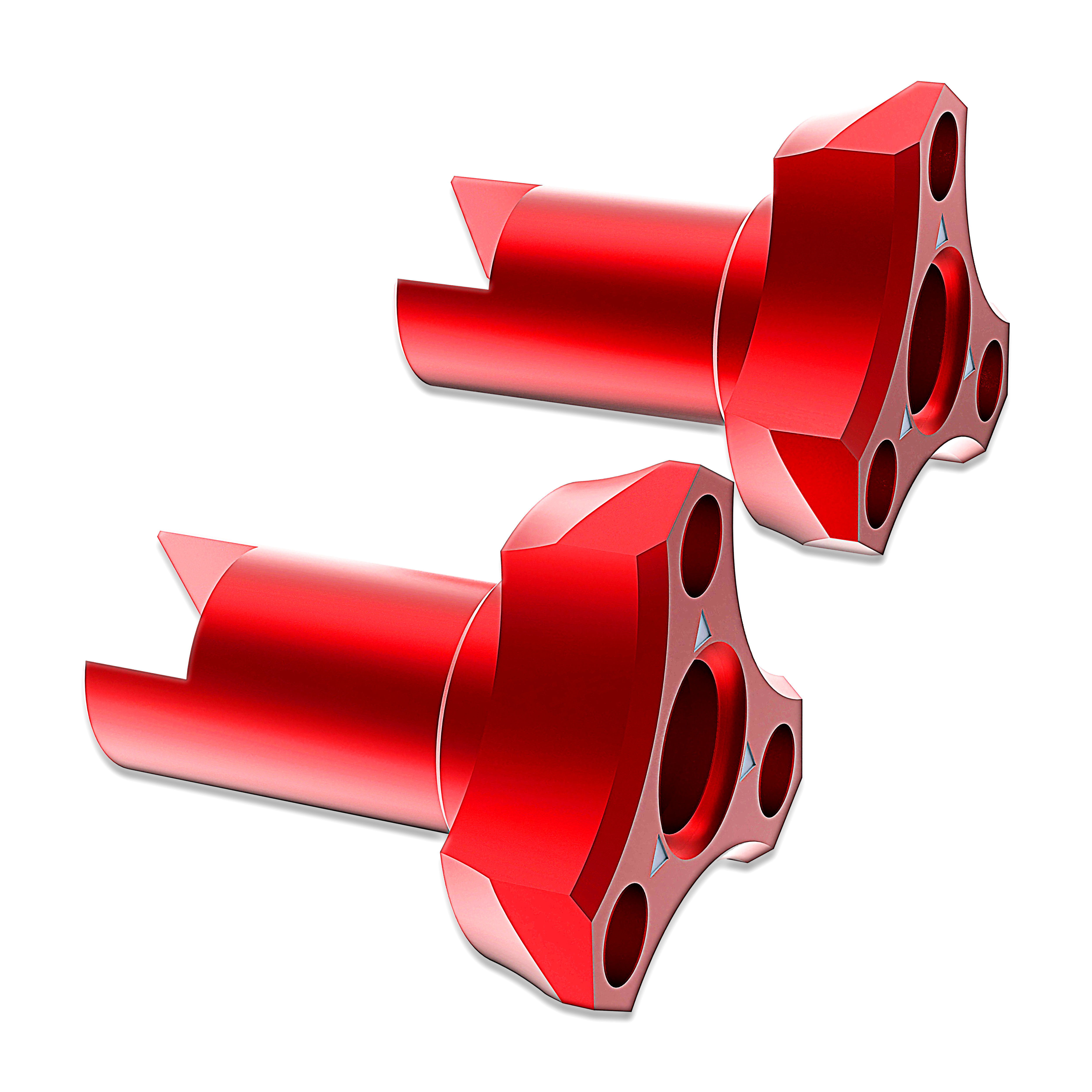 3Racing AuperD5 SAK-D6817 adaptateur roue alu D6 bleu