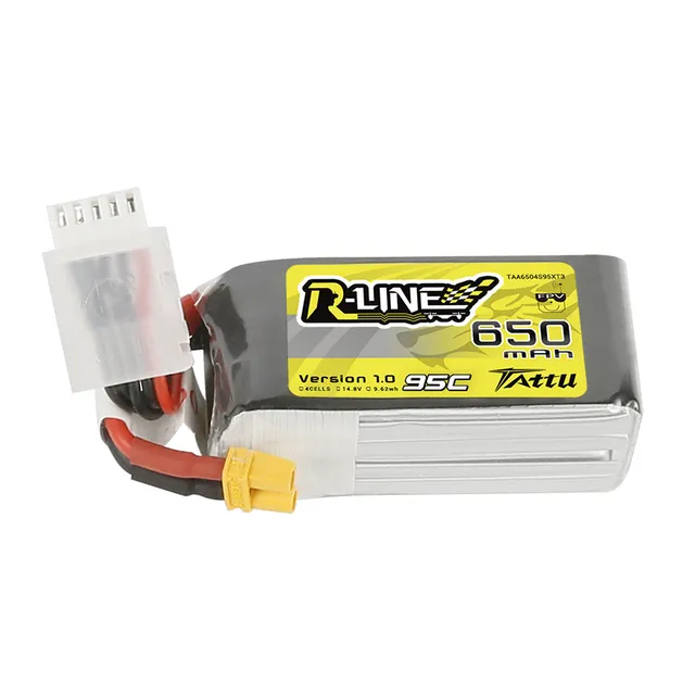 Tattu R-Line 650mAh 4S 95C batterie LiPo XT30