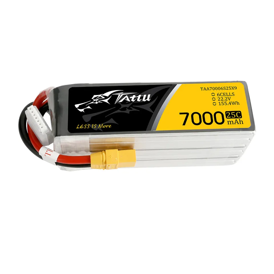 Tattu UAV Classic 7000mAh 6S 25C Batterie Lipo 22.2V XT90