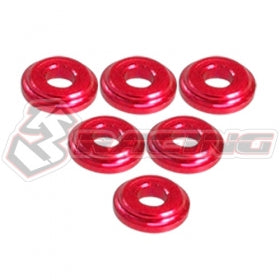 3Racing Parts Cale M8x2mm Support Amortisseur Noir x6