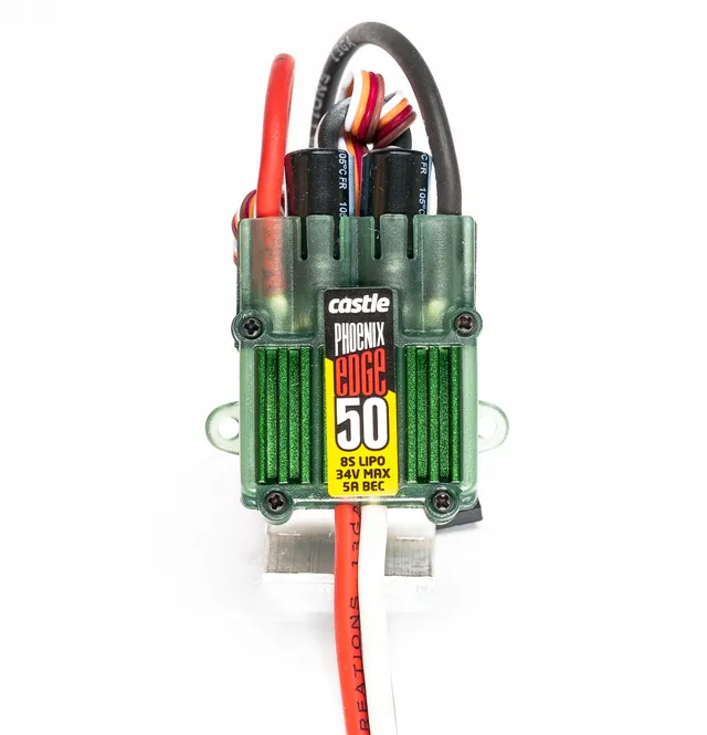Castle Phoenix Edge 50 variateur avion 50A 8S data logging