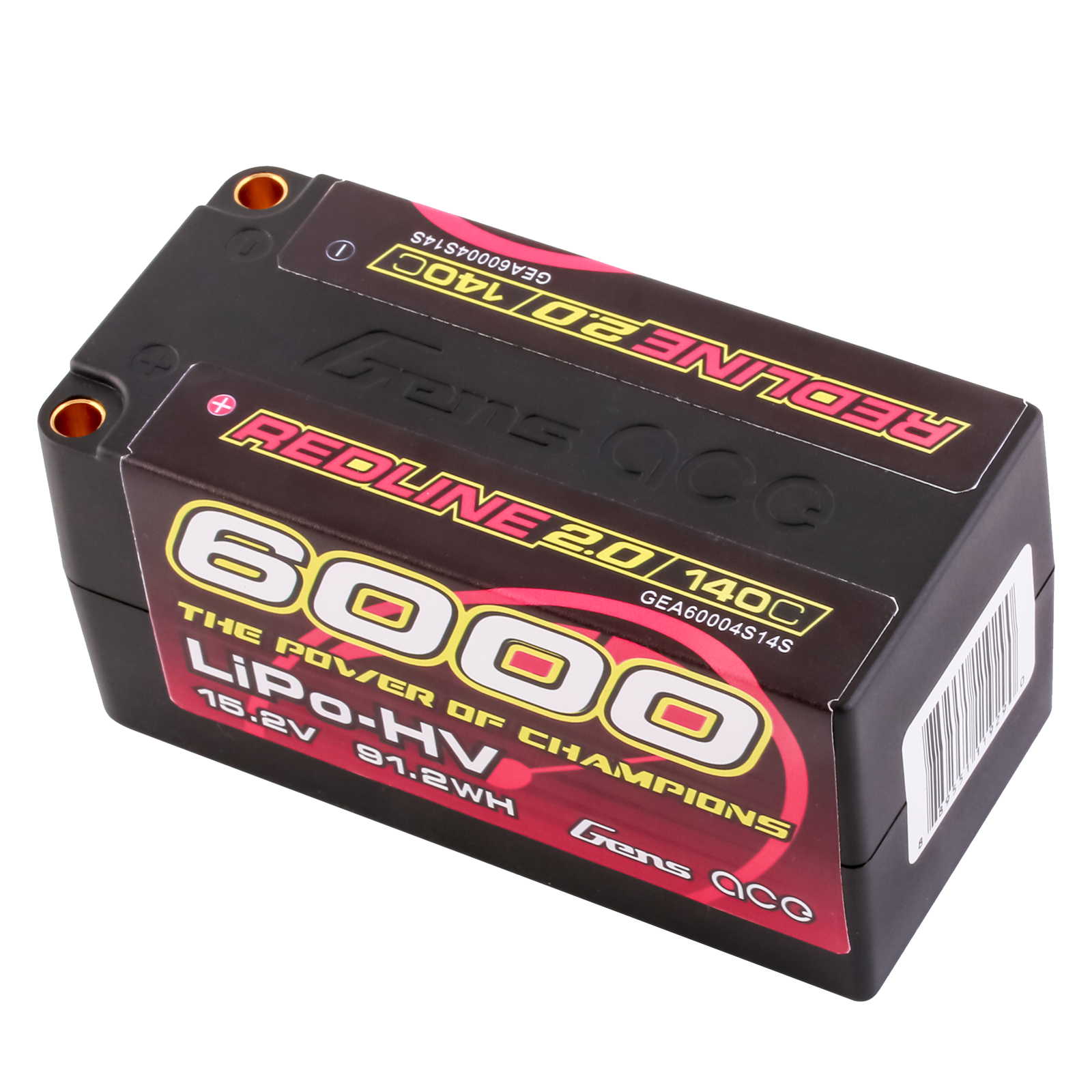 Gens Ace Redline 2.0 Batterie Lipo 6000mAh 4S HV Shorty