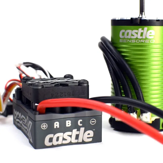 Castle Mamba X SCT 1412-2100KV combo brushless 4S sensored