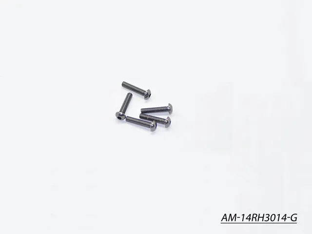 Arrowmax Screws AM-14RH3014-G Vis Alu Ronde M3x14 Grise (5)