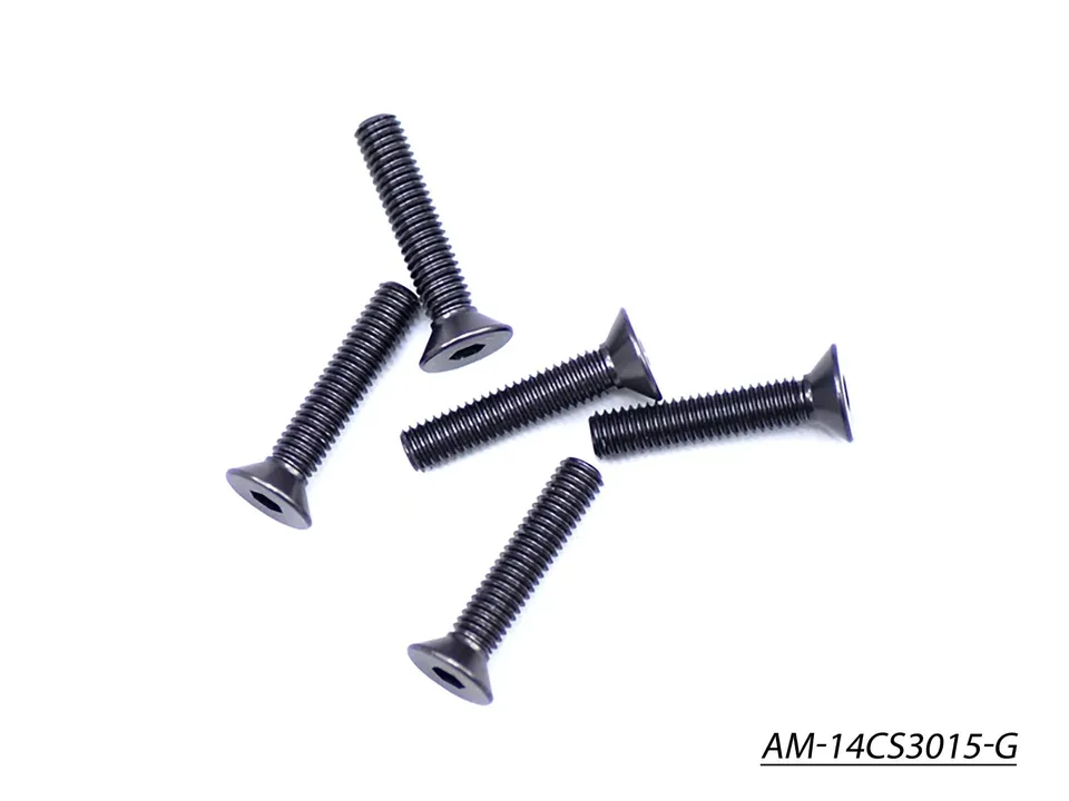 Arrowmax Screws AM-14CS3015-G vis alu M3x15 grise lot 5