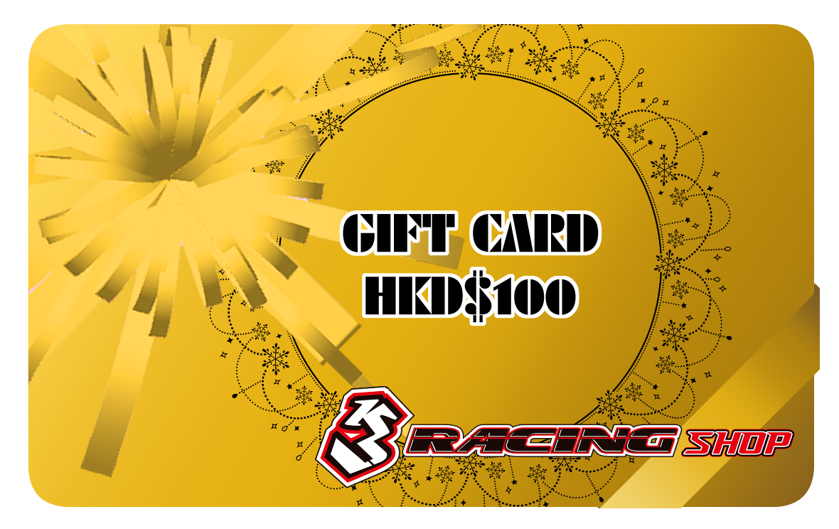 3Racing MERCH carte cadeau 10 HK$ bon d'achat piste