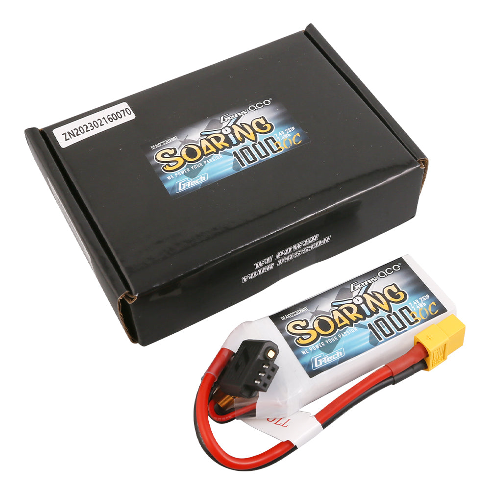 Gens Ace Air Classic batterie LiPo 2S 1000mAh 30C XT60