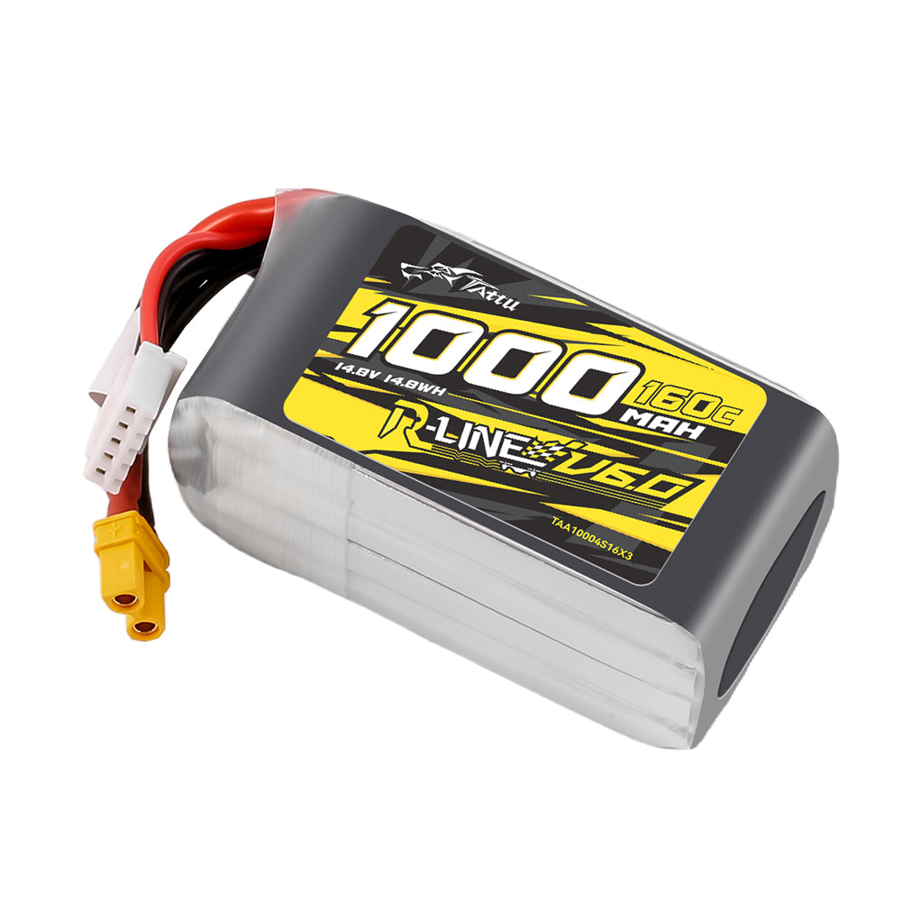 Tattu R-Line 1000mAh 4S 160C batterie LiPo XT30 14.8V