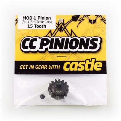 Castle Pignon Mod1 Acier 5mm 11T-23T Moteur RC