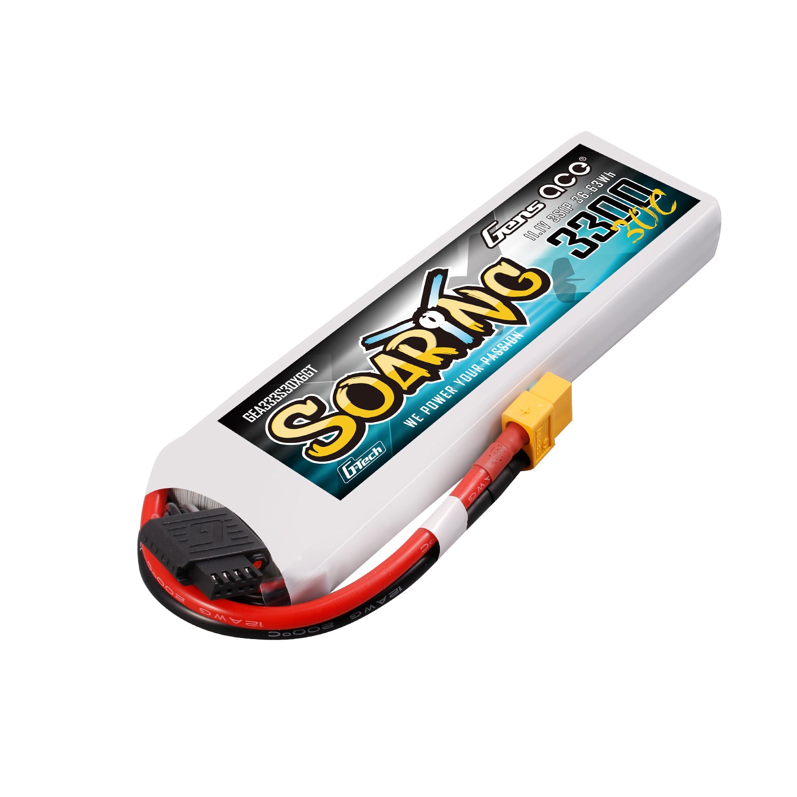 Gens Ace Air Classic 3300mAh 3S 30C batterie LiPo 11.1V XT60