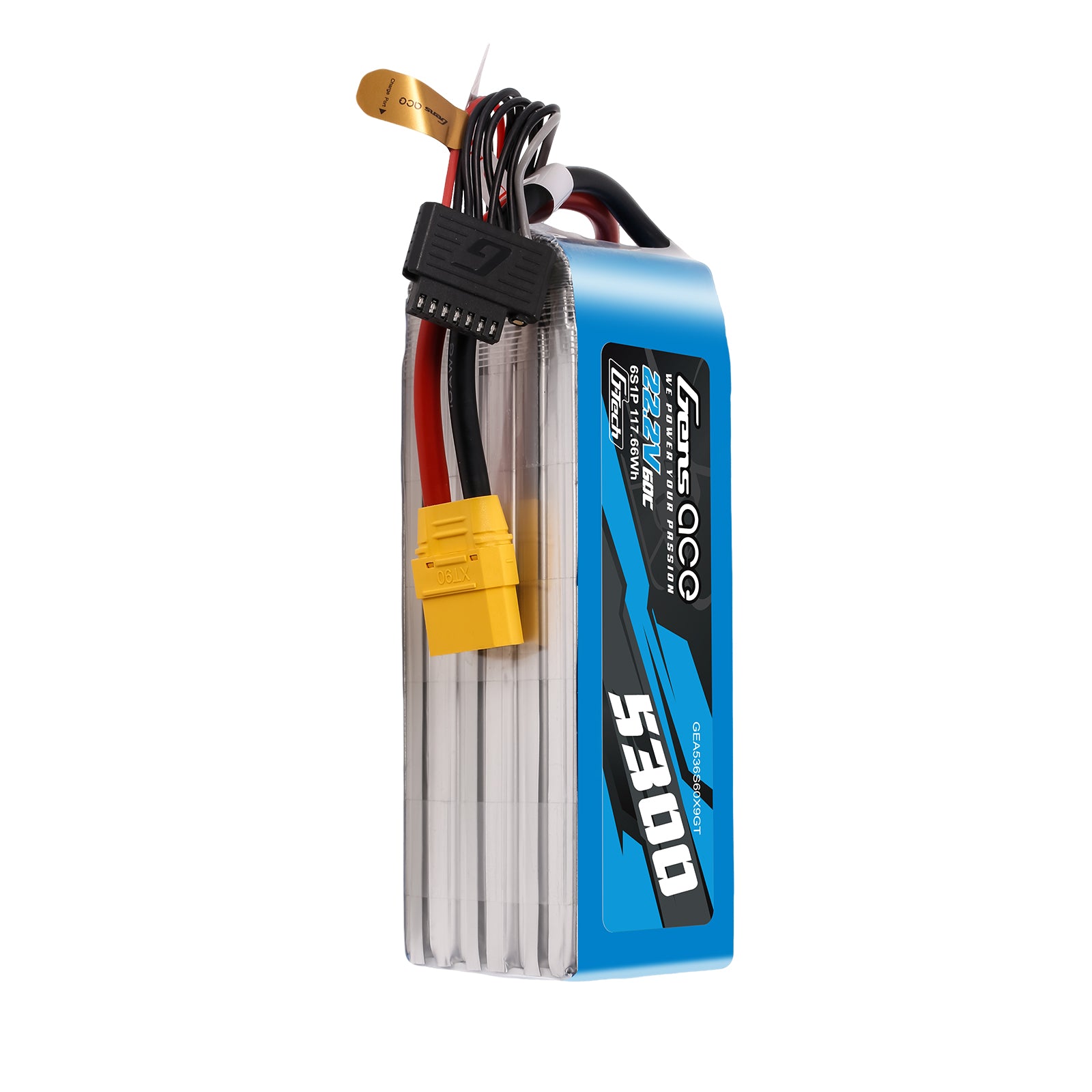 Gens Ace Air Classic 5300mAh 6S 60C Batterie Lipo 22.2V XT90