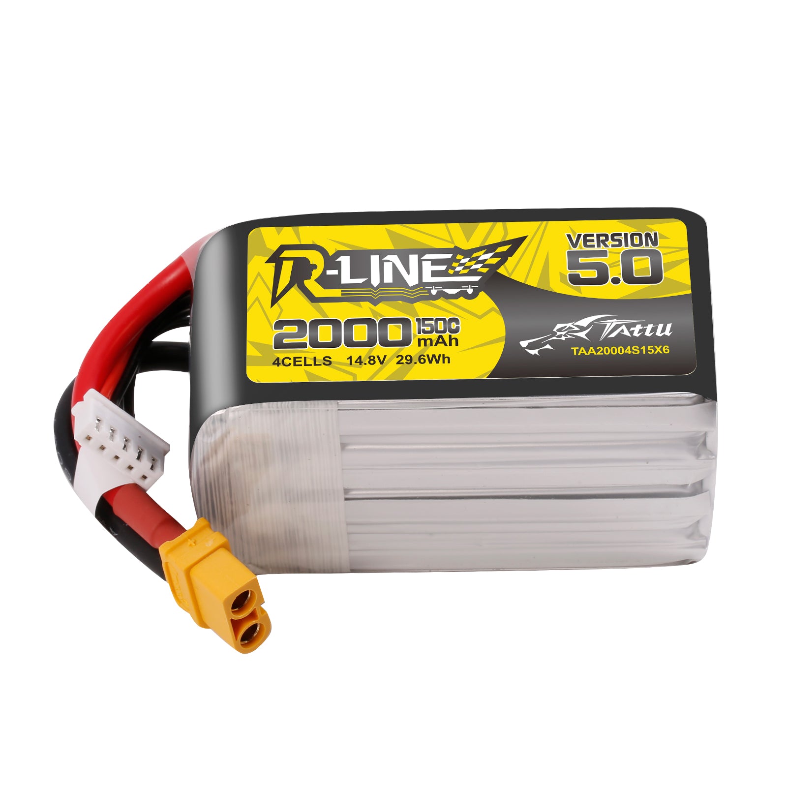 Tattu R-Line Batterie LiPo 2000mAh 4S 150C XT60 V5.0