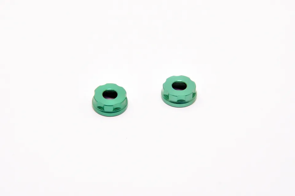 Hobao 41072 bouchon amortisseur alu CNC bas lot de 2
