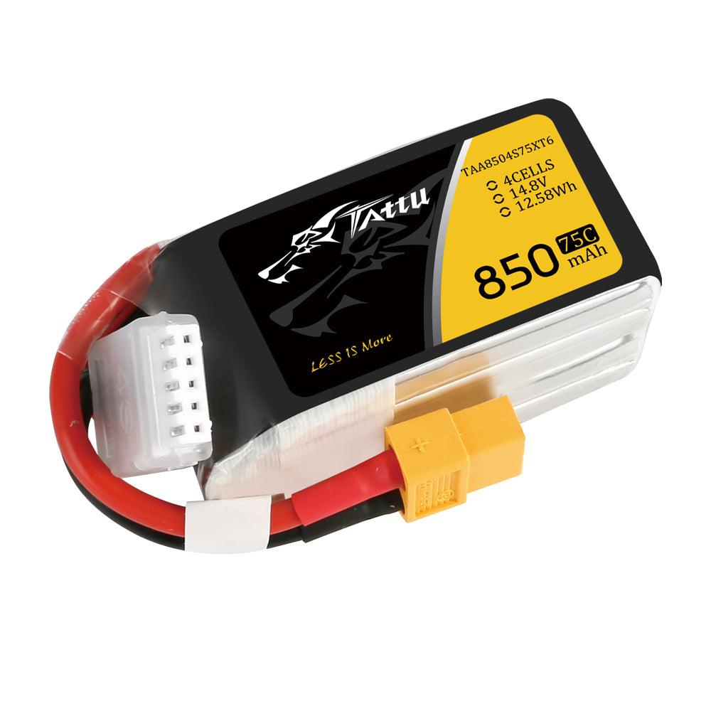 Tattu FPV Classic batterie LiPo 850mAh 4S 75C XT60
