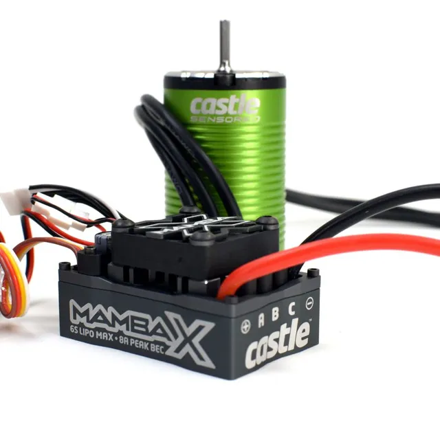 Castle Creations Mamba X SCT 1412-3200KV combo brushless 4S