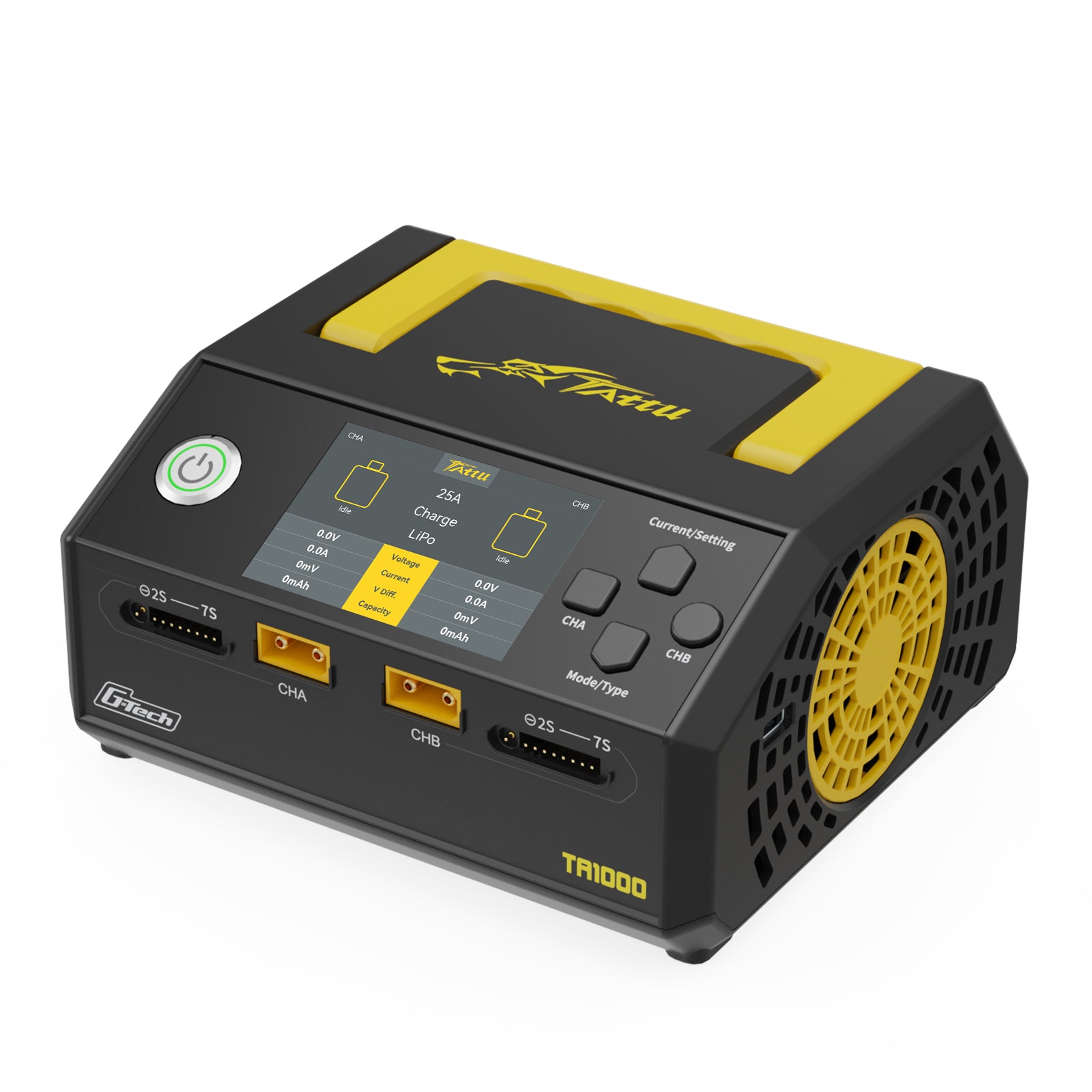 Tattu TA1000 Chargeur Smart 2 Voies AC 1000W 50A