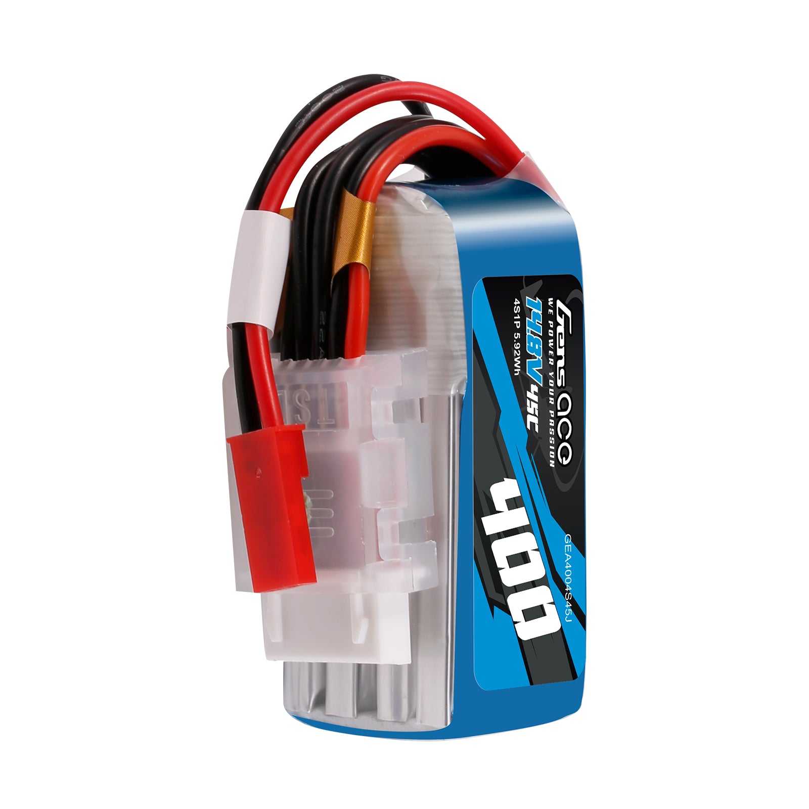 Gens Ace Car Classic 400mAh 4S 45C batterie LiPo 14.8V JST
