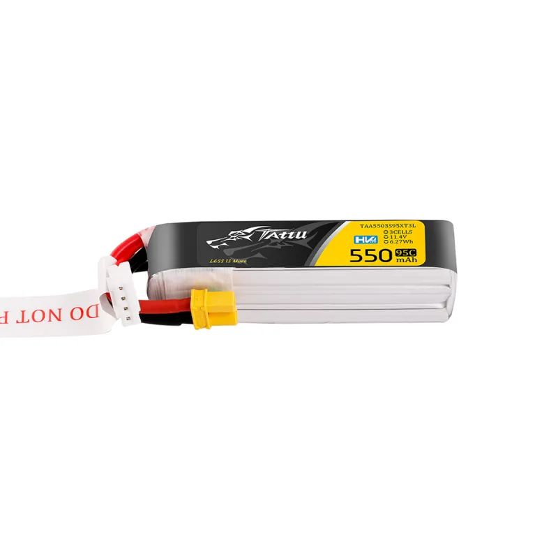 Tattu 550mAh 3S 95C batterie LiPo HV XT30 11,4V