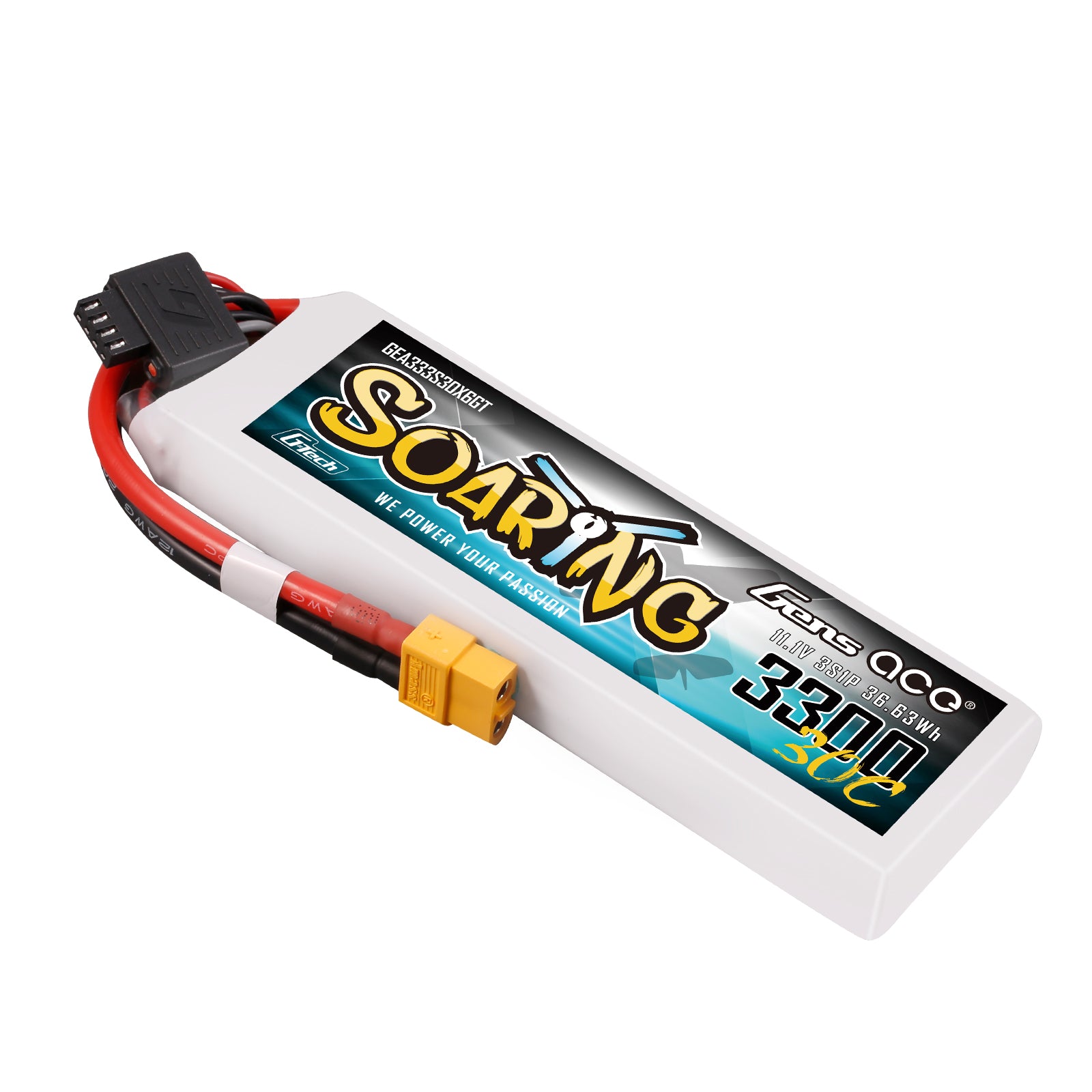 Gens Ace Air Classic 3300mAh 3S 30C batterie LiPo 11.1V XT60