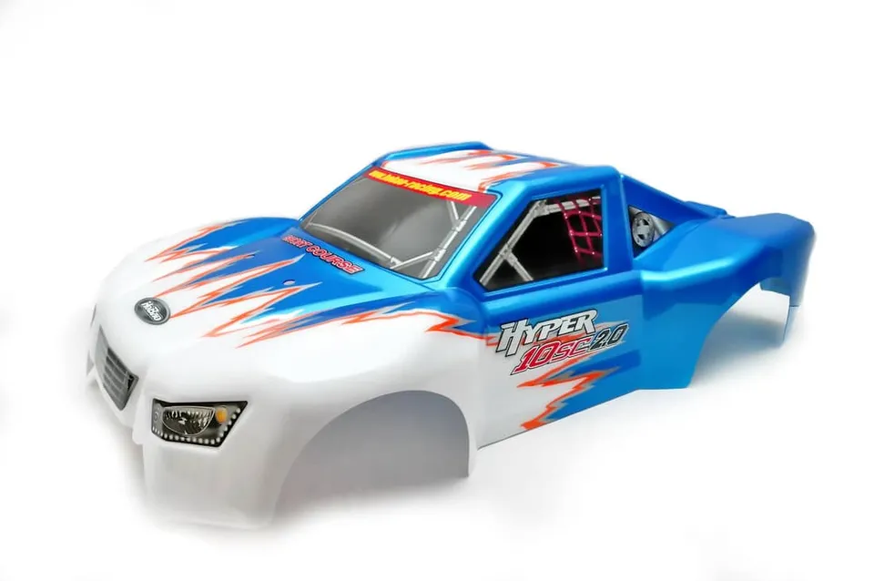 Hobao 11412 carrosserie SC2.0 RC bleu blanc imprimée