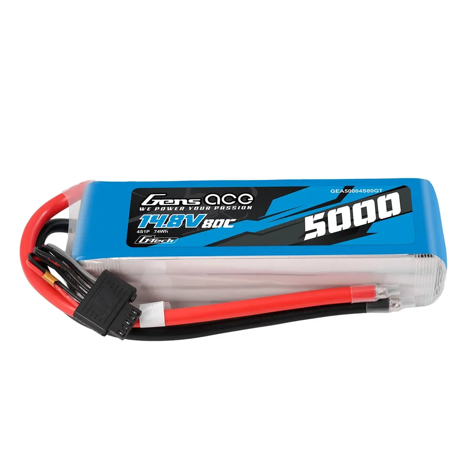 Gens Ace 5000mAh 4S 80C batterie LiPo 14,8V F5B