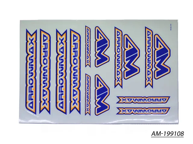 Arrowmax AM Decal M AM-199108 autocollant 14x21 cm couleur