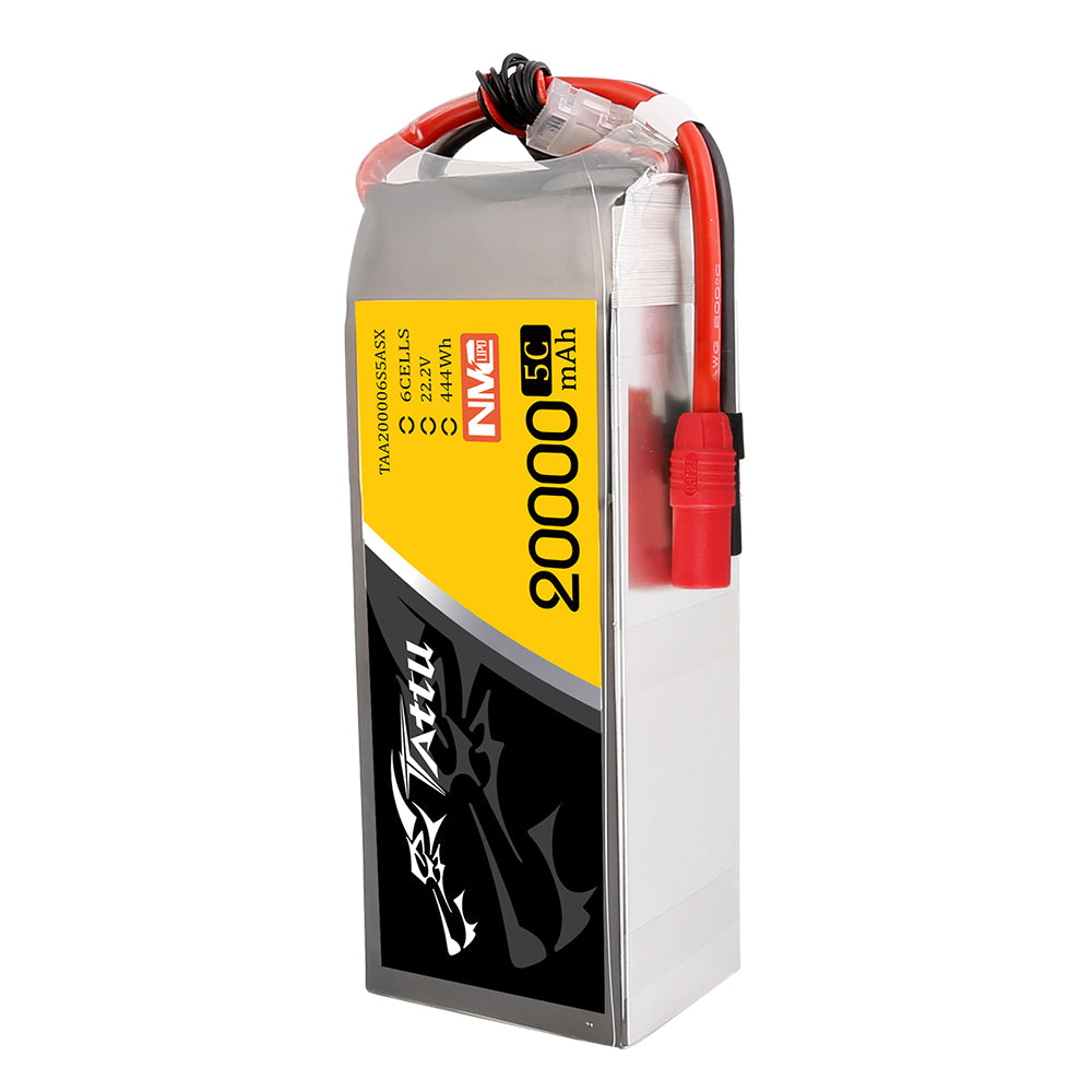 Tattu Semi-Solid 20000mAh 6S batterie LiPo 5C AS150 XT150