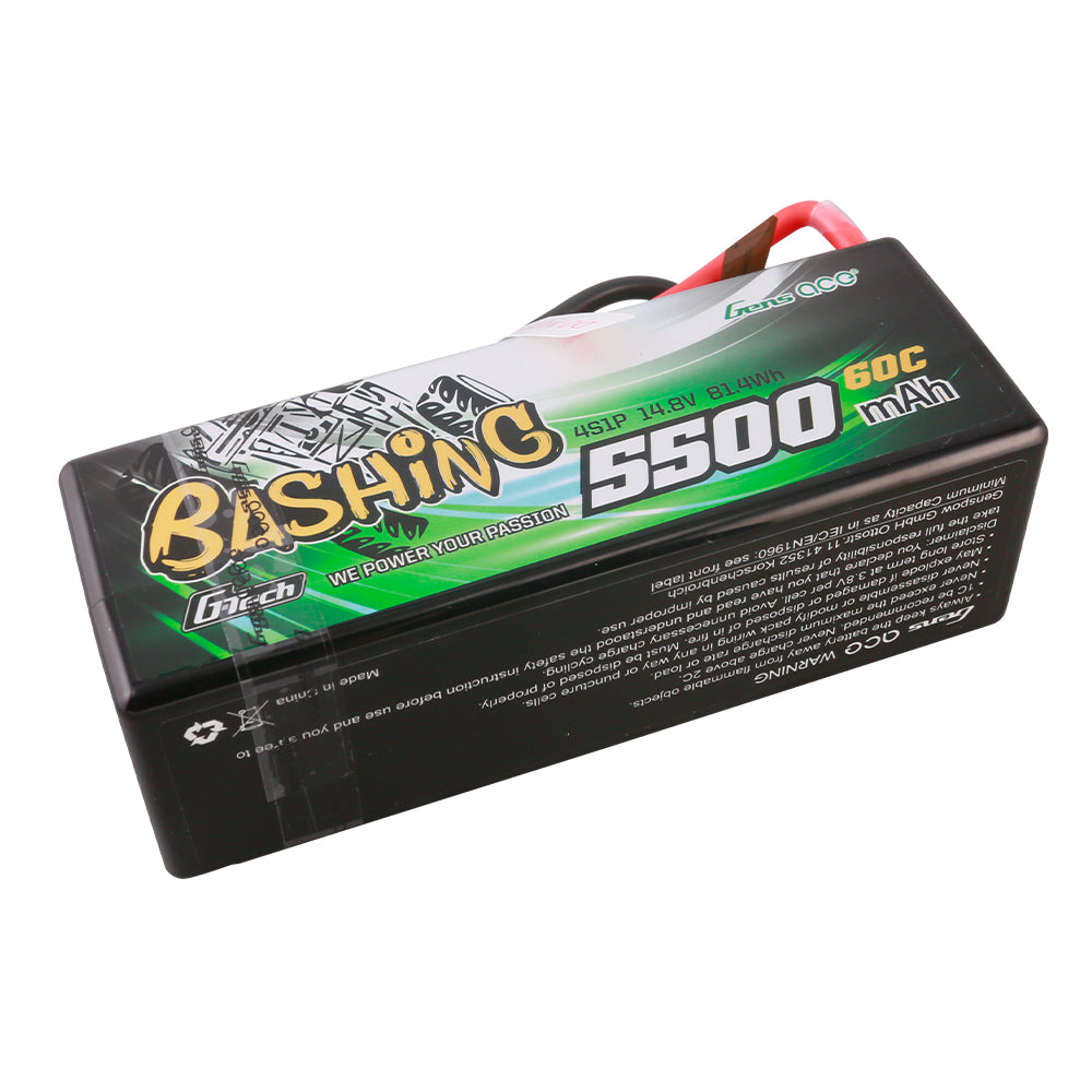 Gens Ace Bashing 5500mAh 4S batterie LiPo 60C XT90
