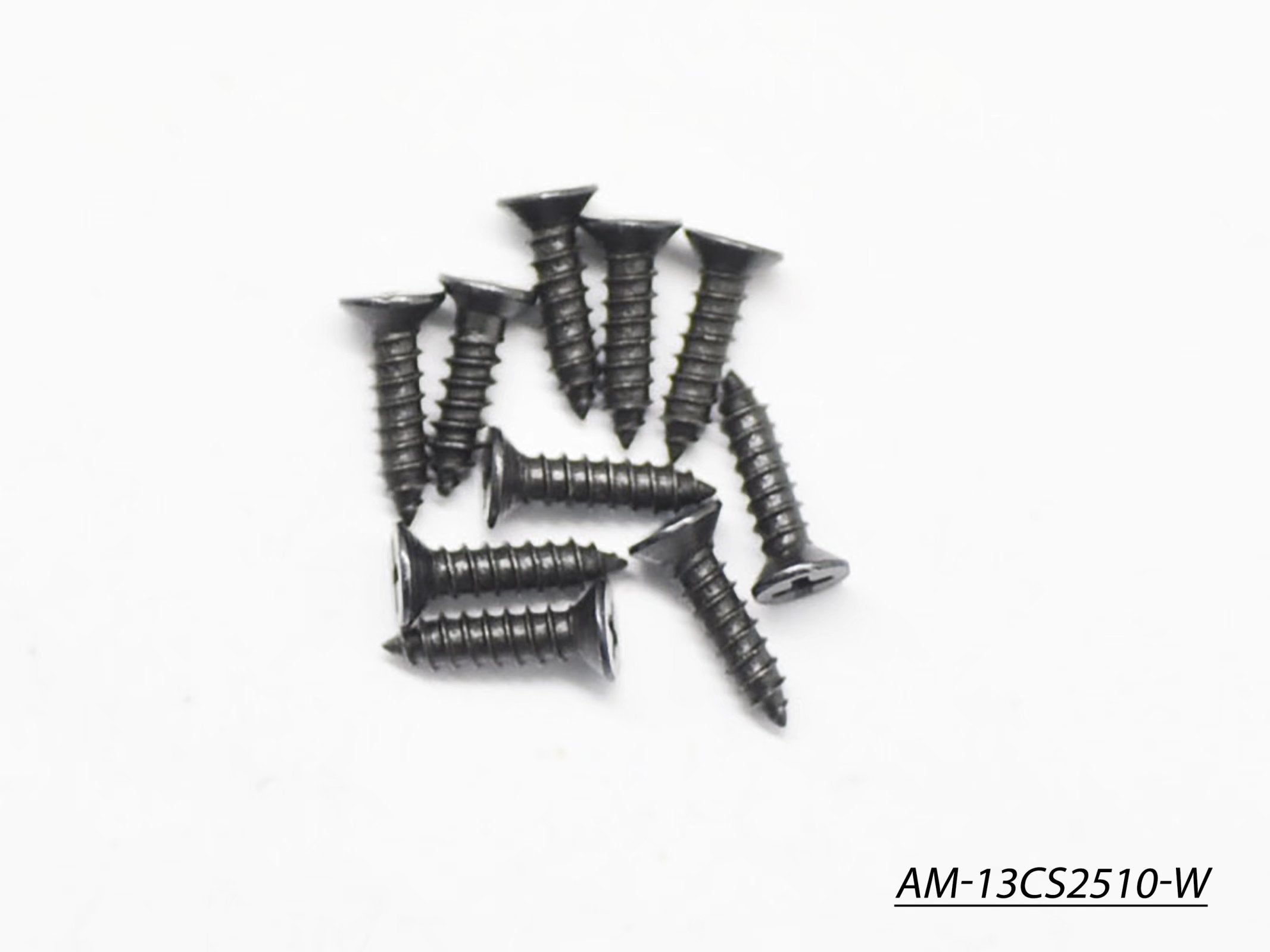 Arrowmax Screws AM-13CS2510-W vis fraisée M2.5x10 cruciforme lot 10