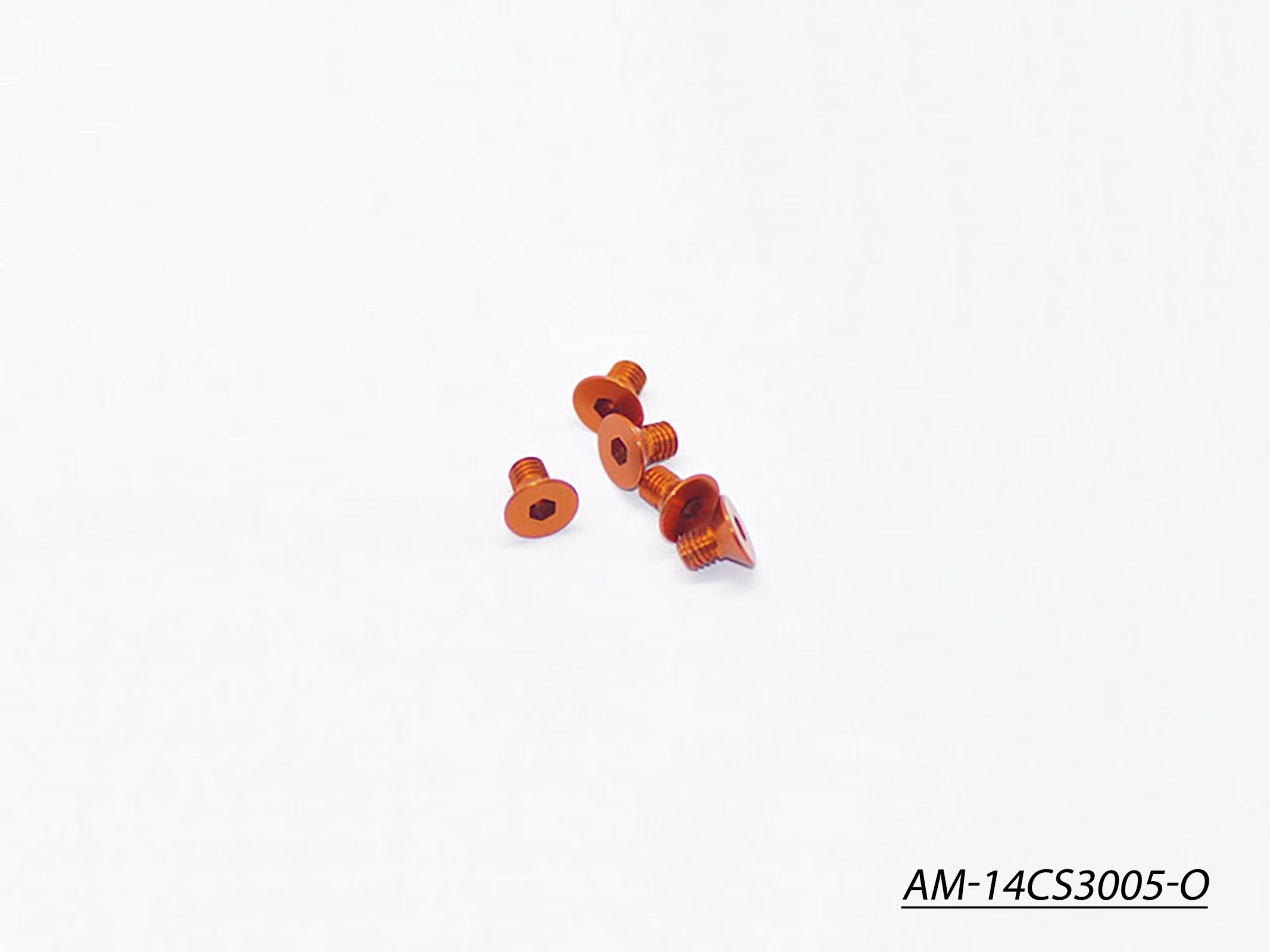 Arrowmax Vis alu M3x5 fraisée orange x5 AM-14CS3005-O
