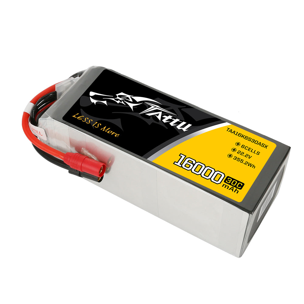 Tattu UAV 16000mAh 6S 30C Batterie LiPo AS150 XT150
