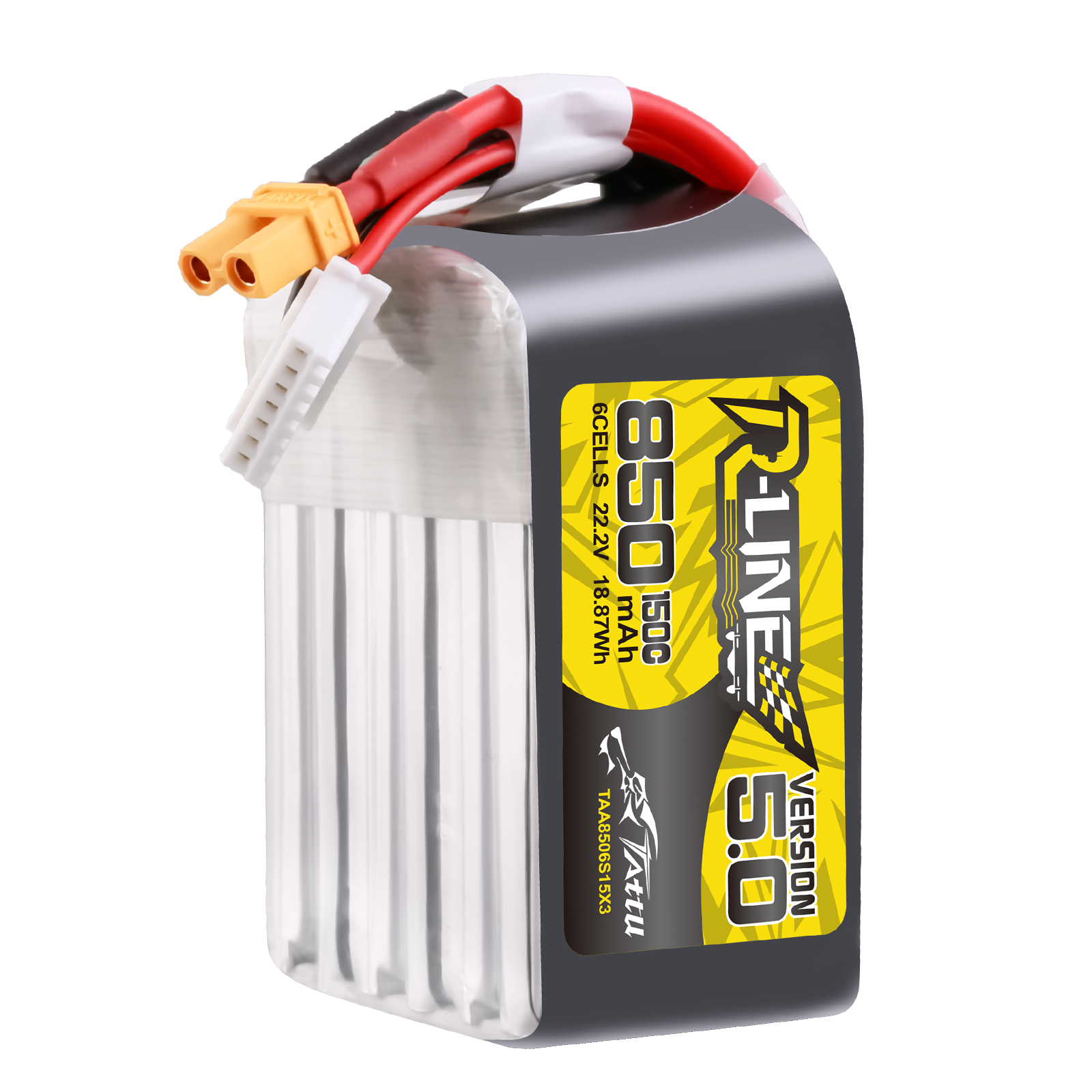 Gens Ace Tattu R-Line batterie 850mAh 6S 150C XT30