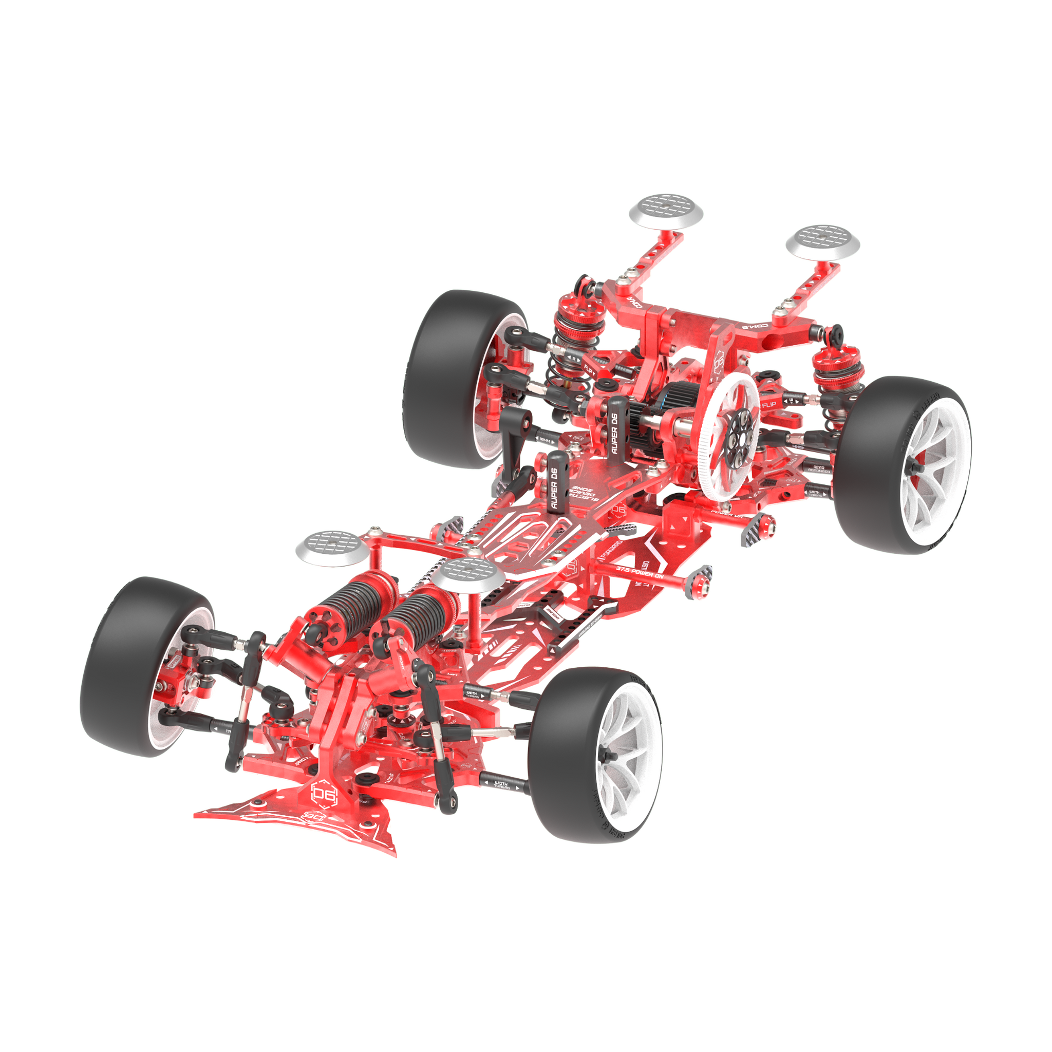 3Racing AuperD6.1 KIT-AUPERD6.1 kit drift 1/10 noir