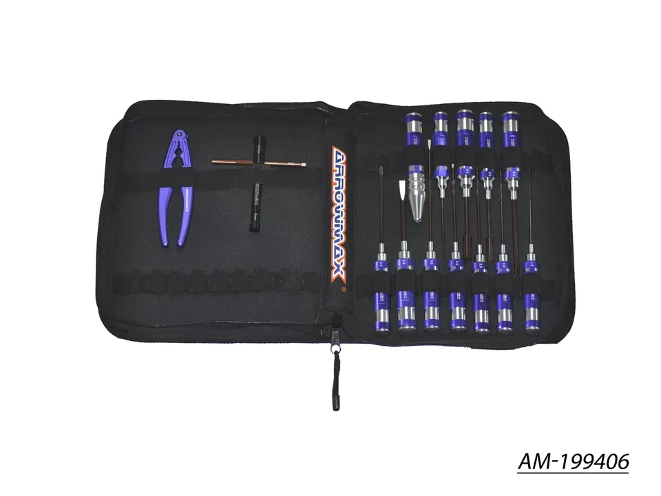 Arrowmax Tools Set AM-199406 toolset 14 pièces + sac