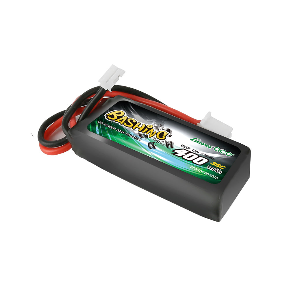 Gens ace Bashing 400mAh 2S batterie lipo SCX24 JST-PHR