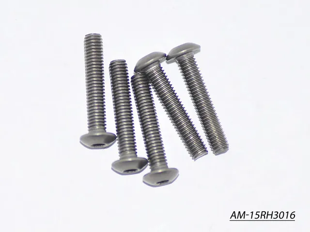 Arrowmax AM-15RH3016 vis titane M3x16 tête ronde lot de 5