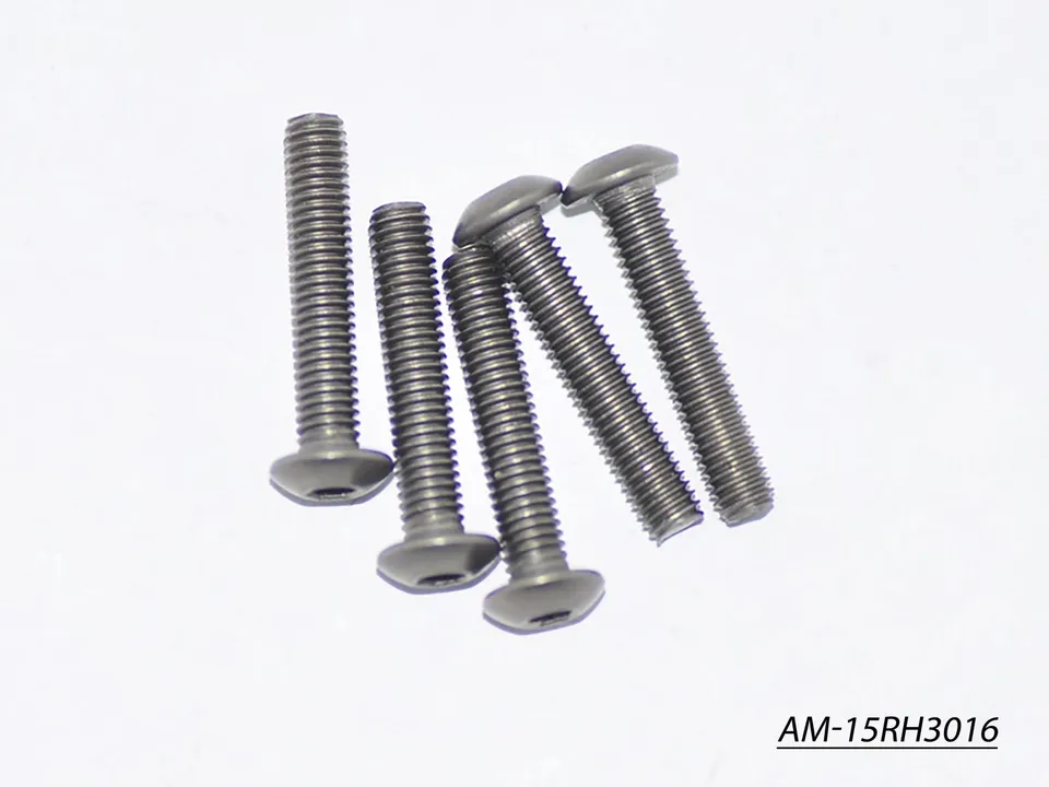 Arrowmax AM-15RH3016 vis titane M3x16 tête ronde lot de 5