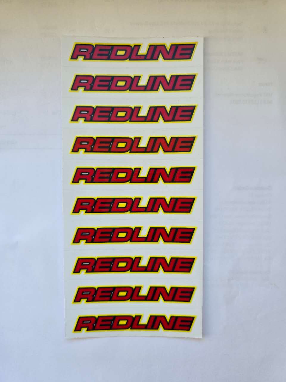 Gens Ace Redline Sticker Autocollant x10