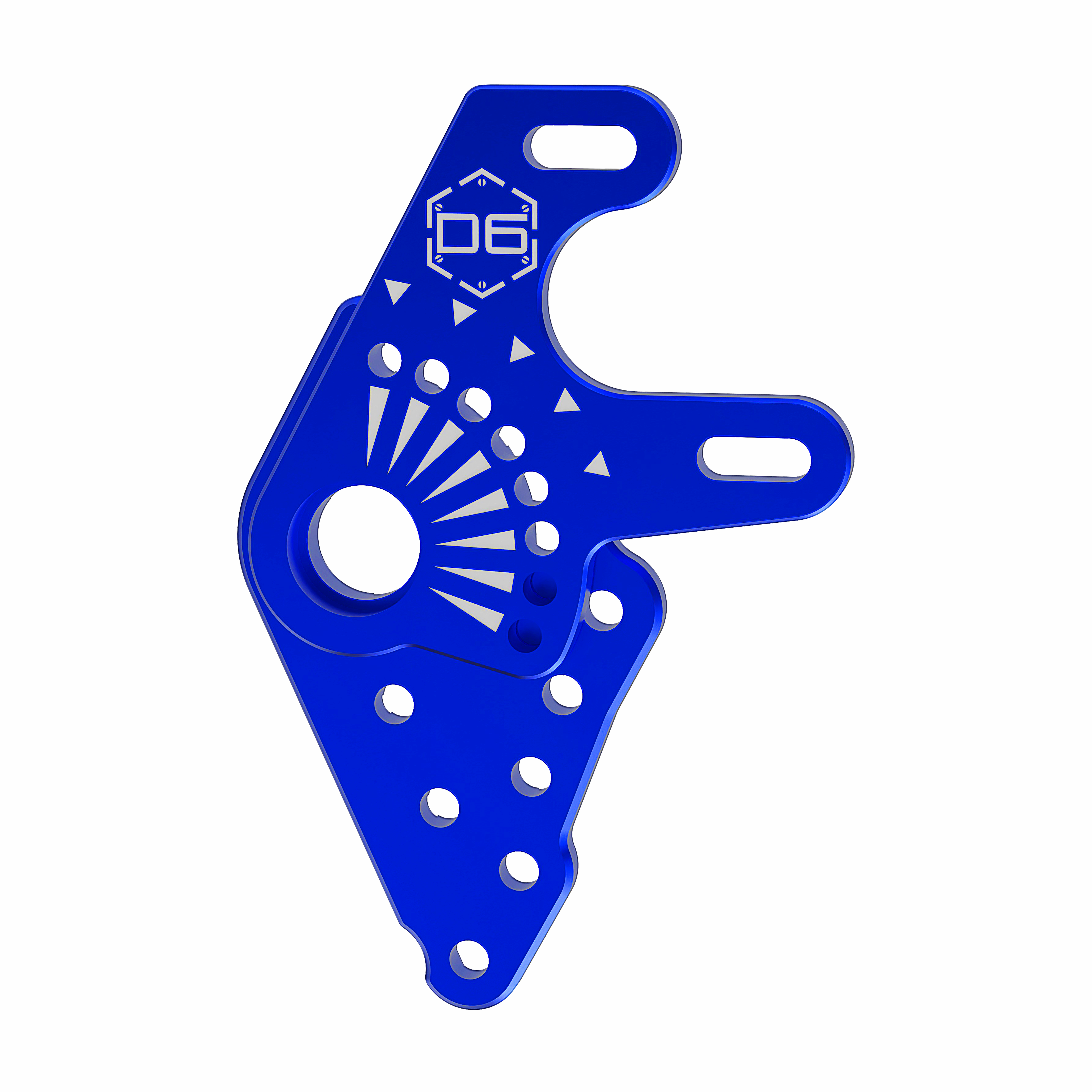 3Racing AuperD5 SAK-D6810 support moteur alu bleu