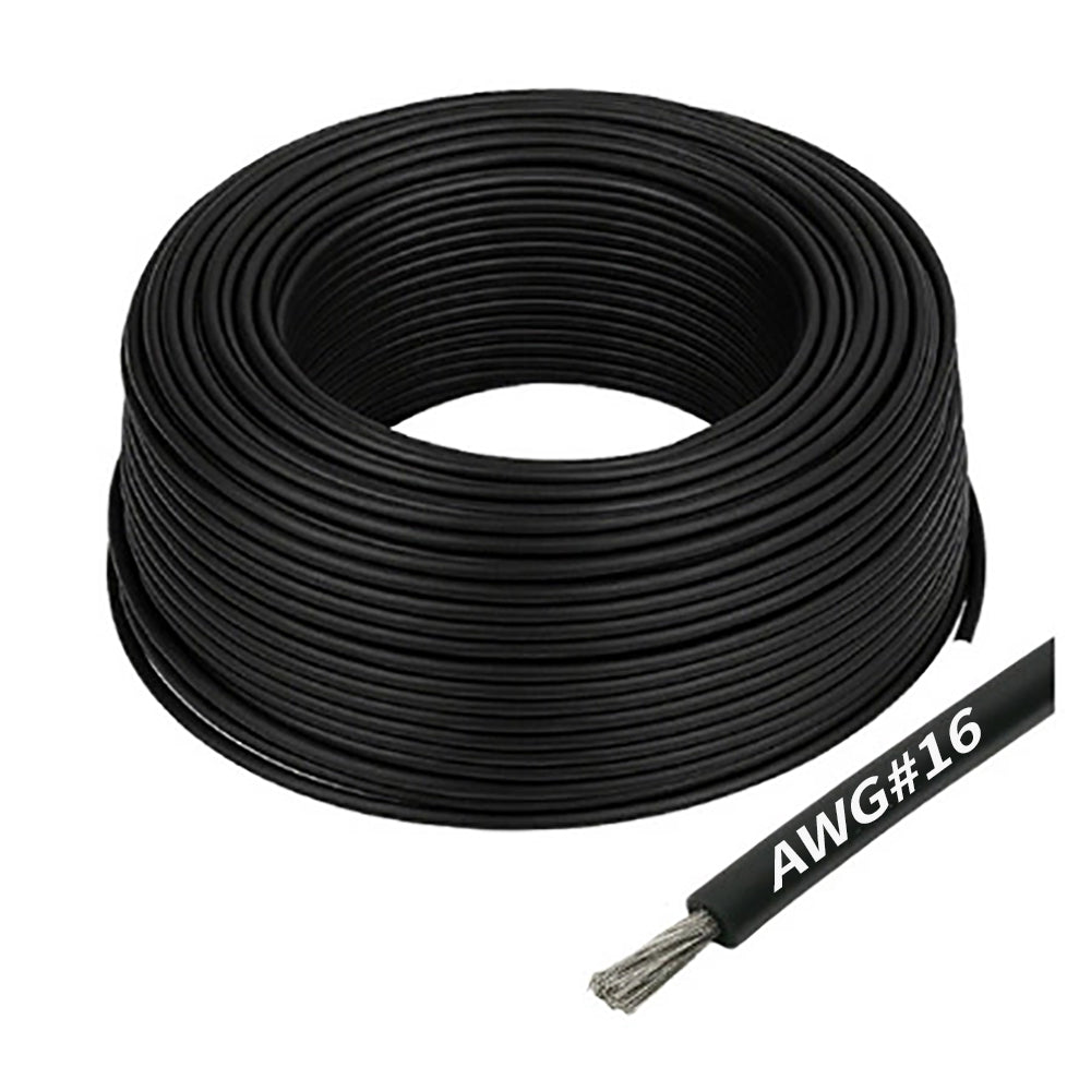 Gens Ace GEA-AWG16B câble silicone AWG16 noir 1m