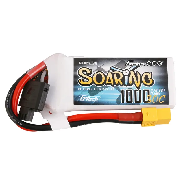 Gens Ace Air Classic batterie LiPo 2S 1000mAh 30C XT60