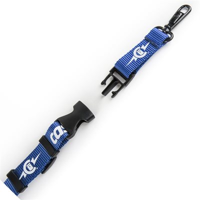 Castle Gear Heavy Duty tour de cou bleu logo blanc