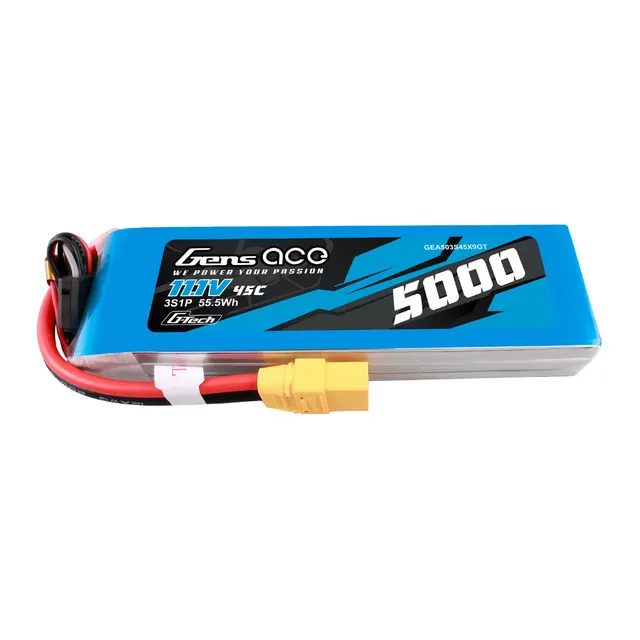 Gens Ace Car Classic 5000mAh 3S 45C 11.1V batterie lipo XT90