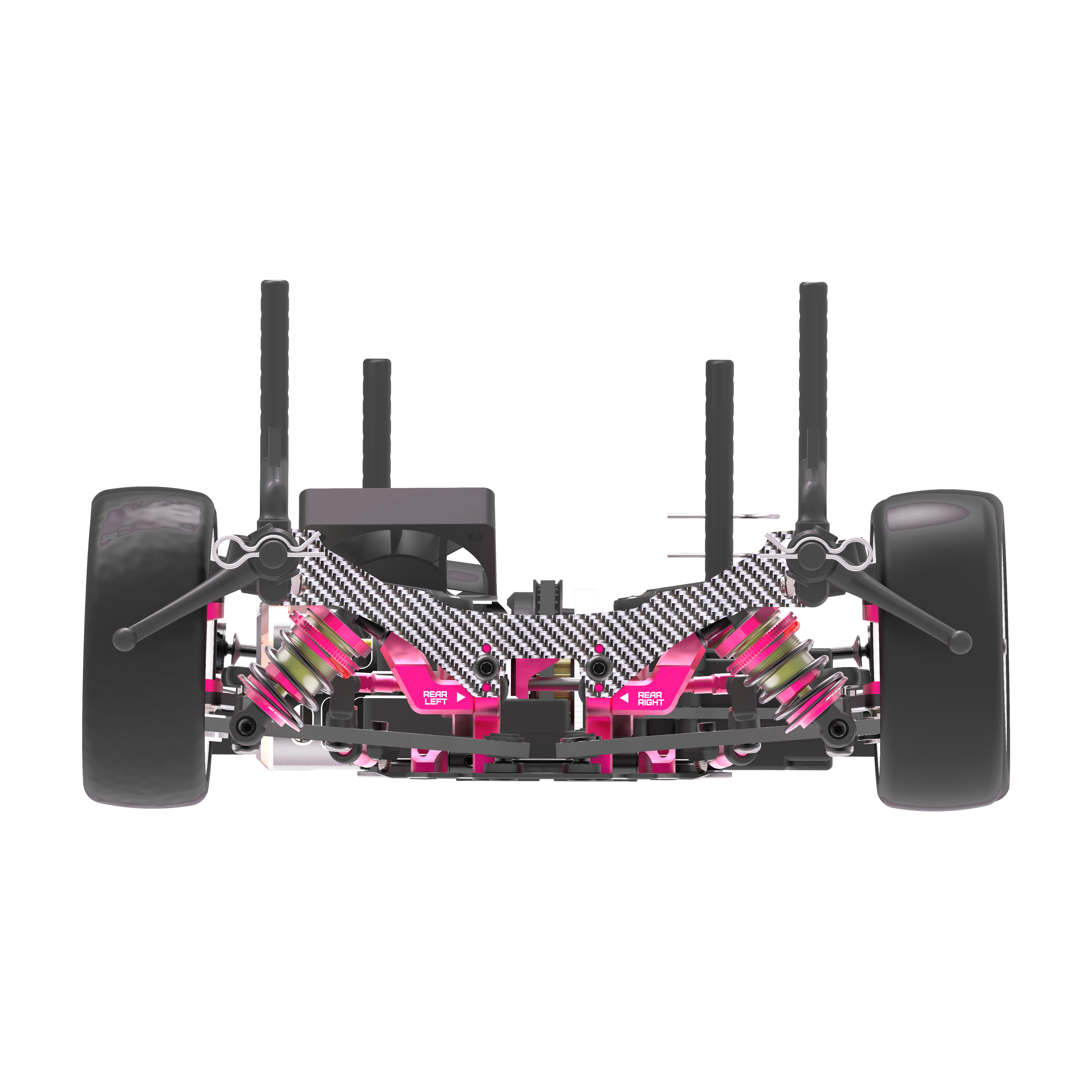 3Racing KITS KIT-ZERO CERO FWD Voiture Touring 1/10 Traction