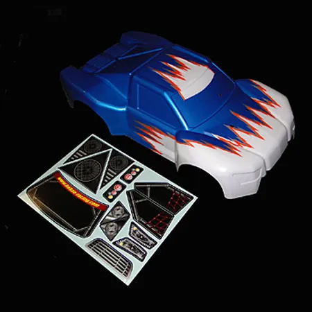 Hobao Hyper 10SC 11036B carrosserie 1/10 bleue + decals