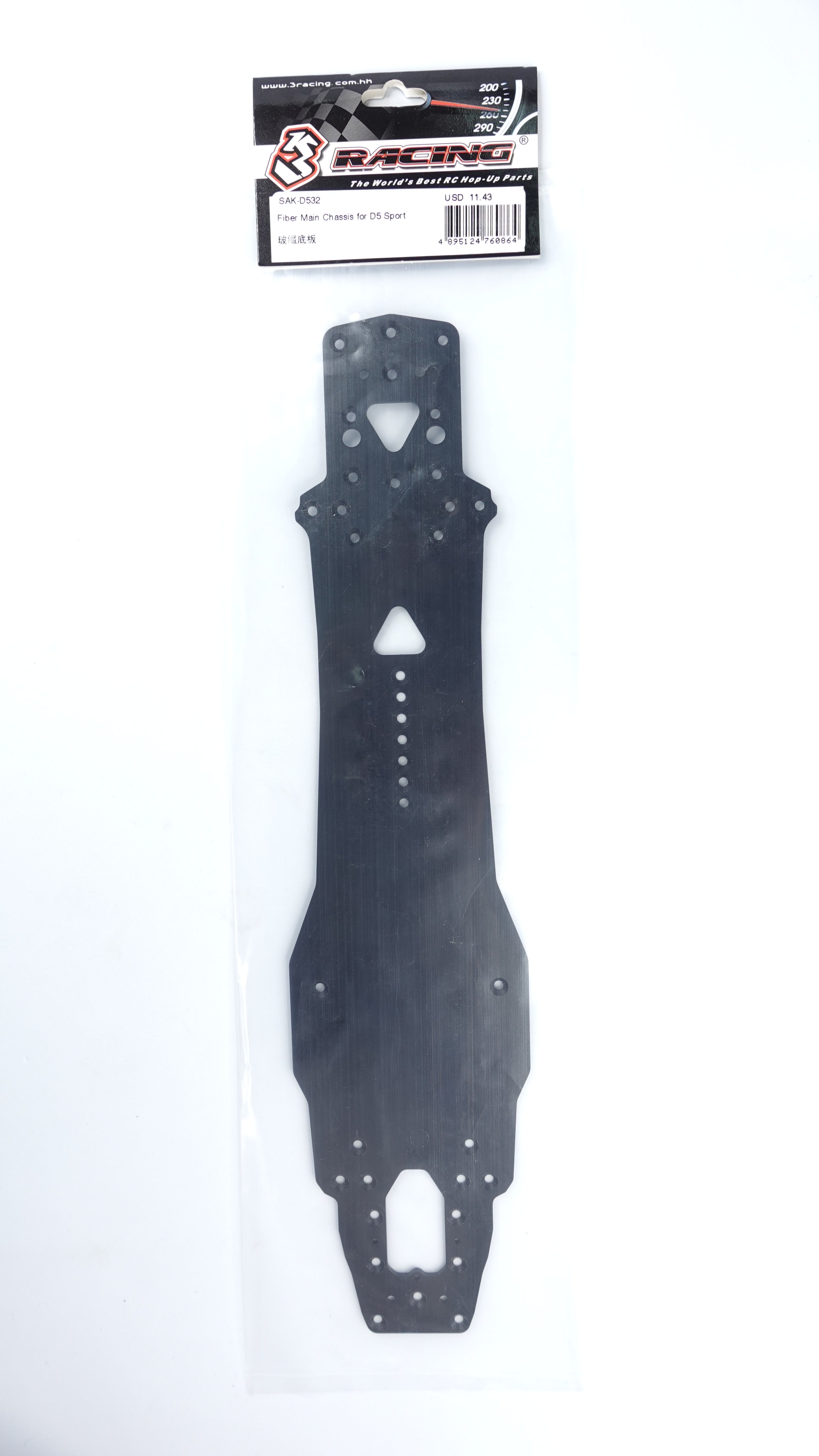 3Racing Sakura SAK-D532 châssis fibre D5S
