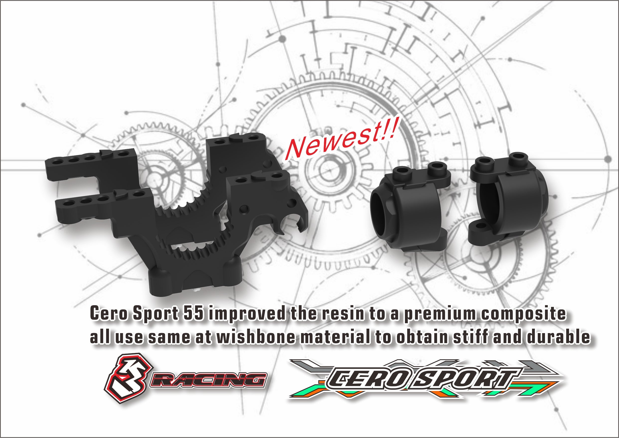 3Racing KIT-CERO SPORT 55 kit touring 1/10 4WD