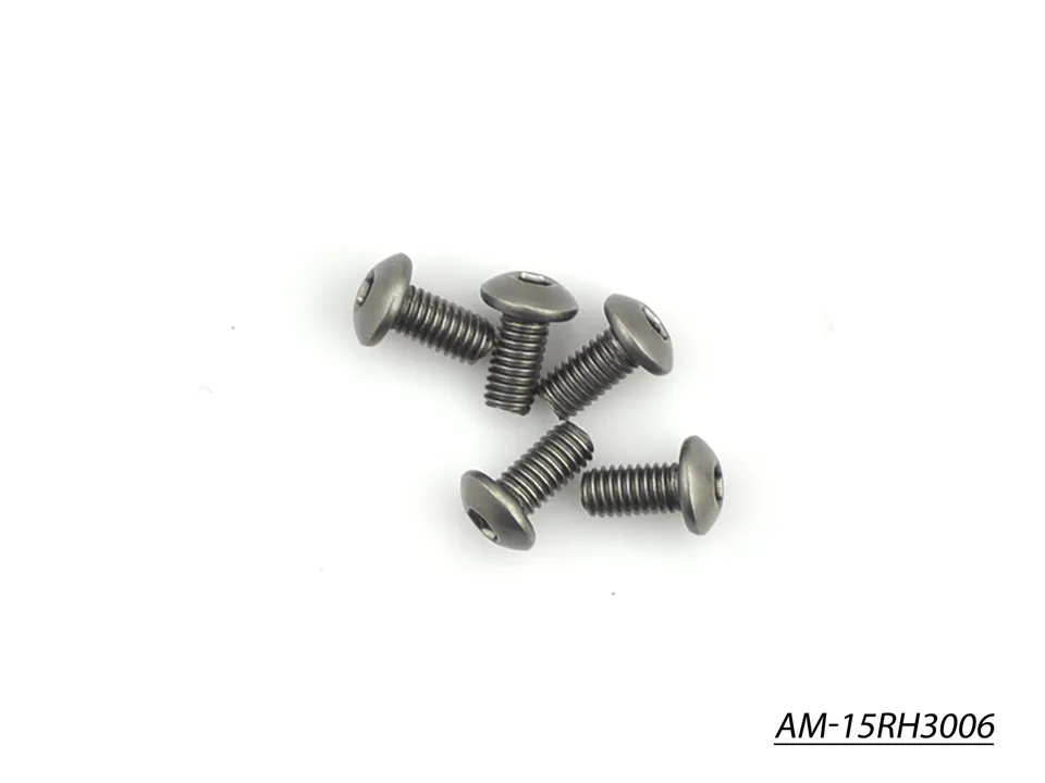 Arrowmax Screws AM-15RH3006 vis titane M3x6 lot 5