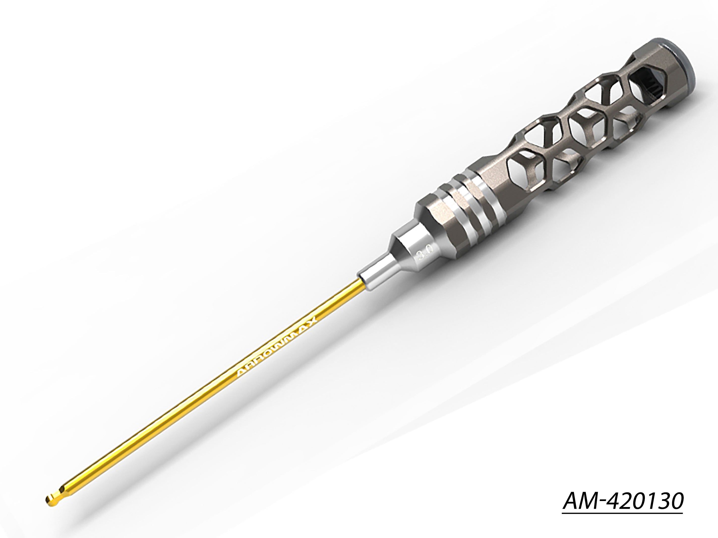 Arrowmax Silver Honeycomb clé Ball Driver hex 120mm