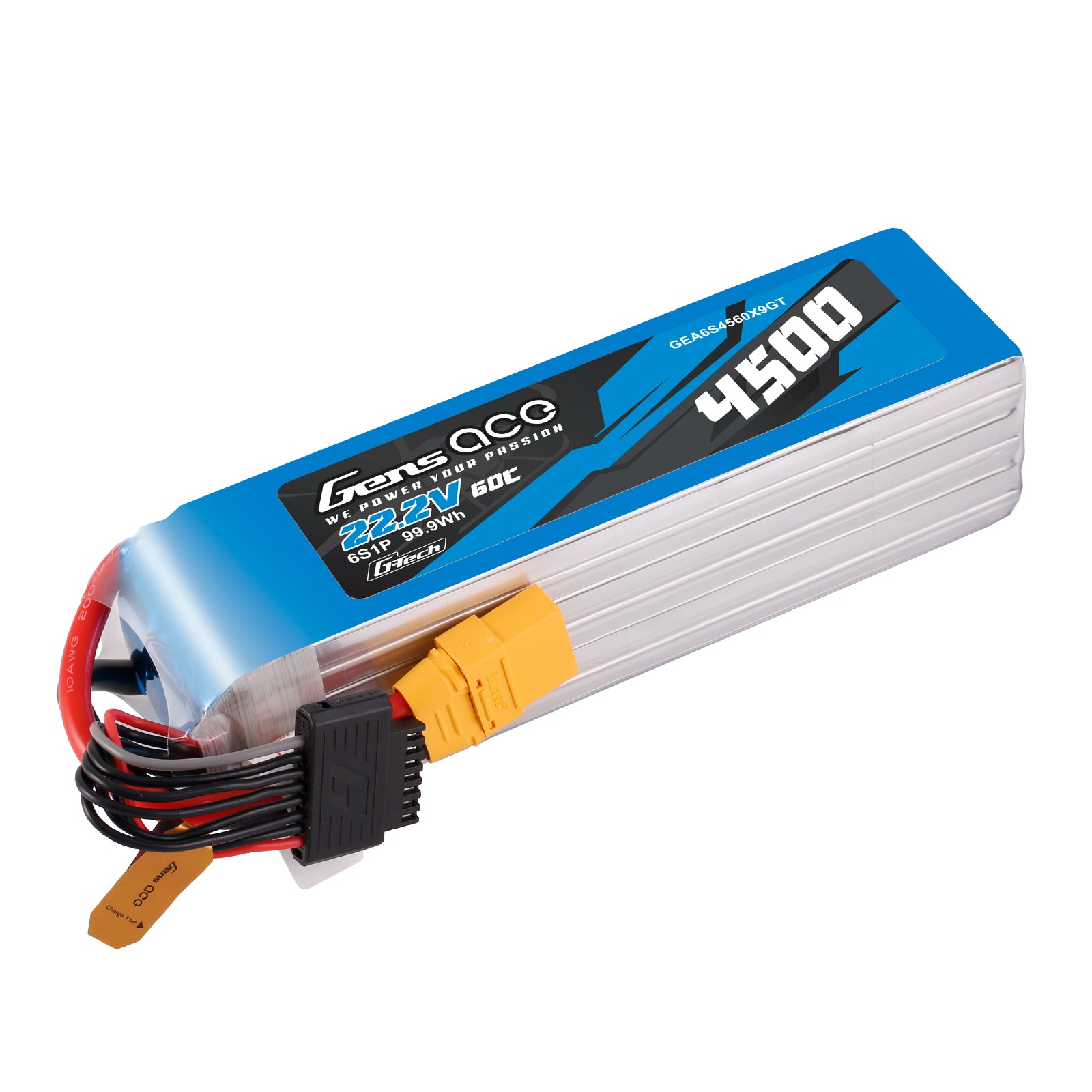 Gens Ace Air Classic 4500mAh 6S 60C batterie LiPo 22,2V XT90